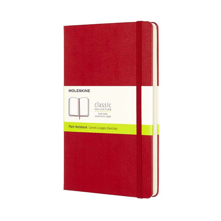 Libreta Moleskine liso rojo