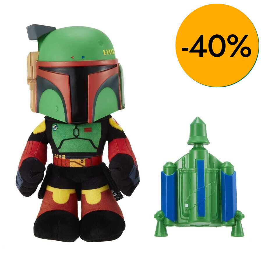 Peluche electr&oacute;nico Boba Feet Star Wars