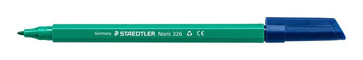 Rotulador Staedtler Noris 326 verde oscuro 10u