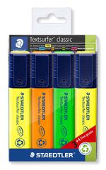 Marcadores fluorescente Staedtler 4 colores