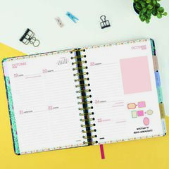 Agenda Finocam 16M Vitae 1/4 Sem/Vista Castellano 2026-27 Verde