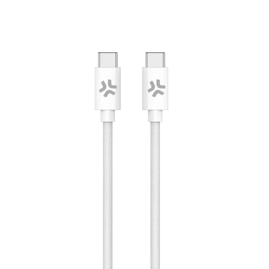 Cable USB-C 1,5m Celly blanc