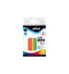Barra de cola termofusible Plico Mini fluorescente 22u