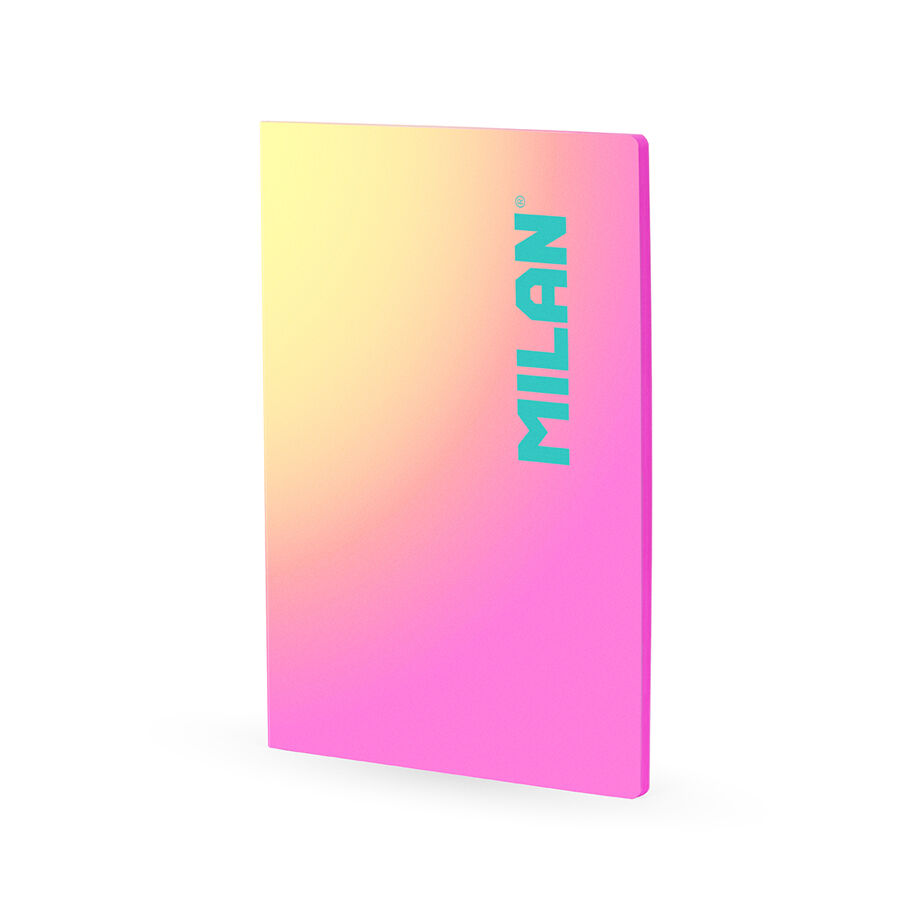Libreta Grapada A4 Cuadr&iacute;cula 5 &times; 5 Sunset 48 Hojas Rosa