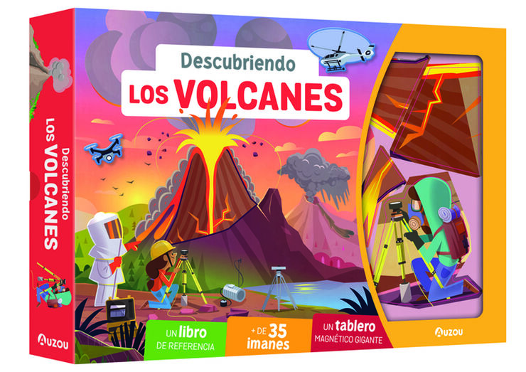 Descubriendo los volcanes. Tablero magnético
