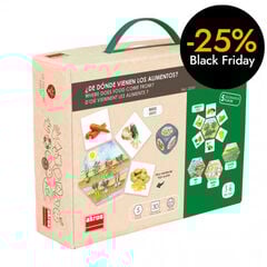 Juego de asociación Akros De dónde vienen a los alimentos?