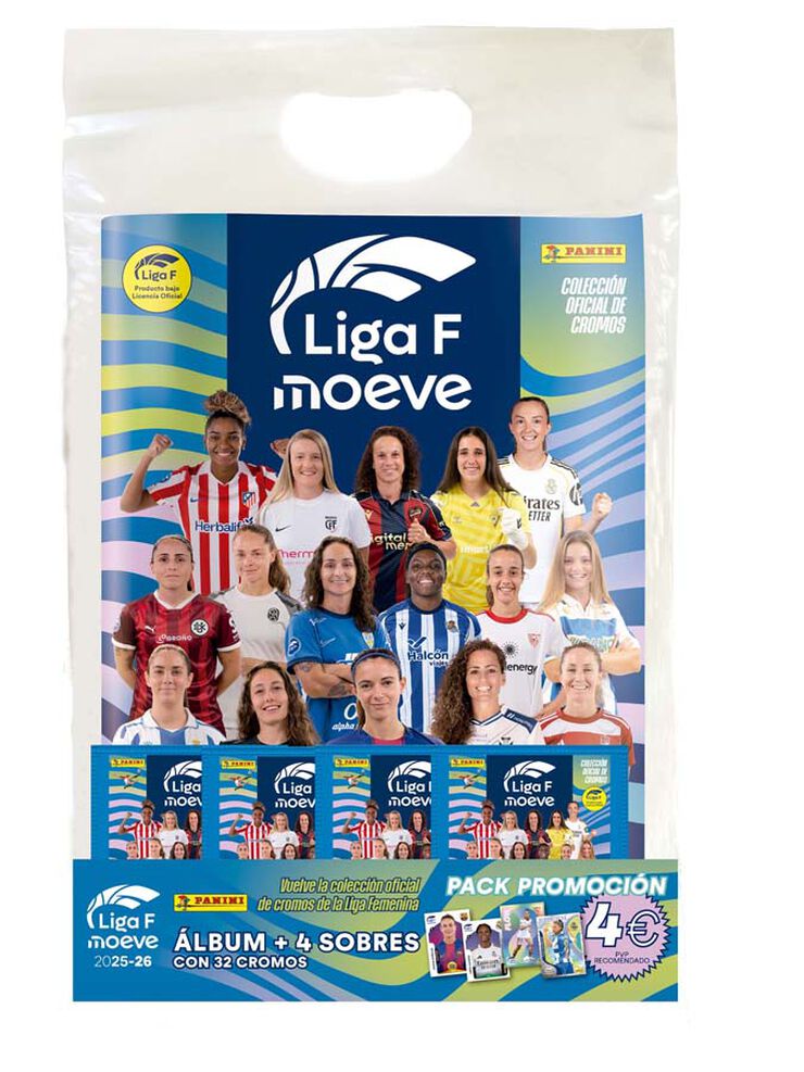 Starter Pack (&Agrave;lbum + 4 sobres) Lliga Femenina 2025-2026