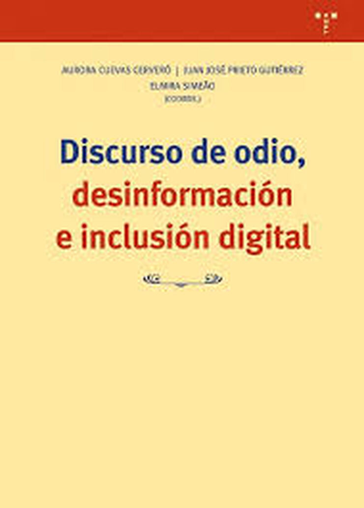Discursos de odio en los medios de comunicación y redes sociales ...