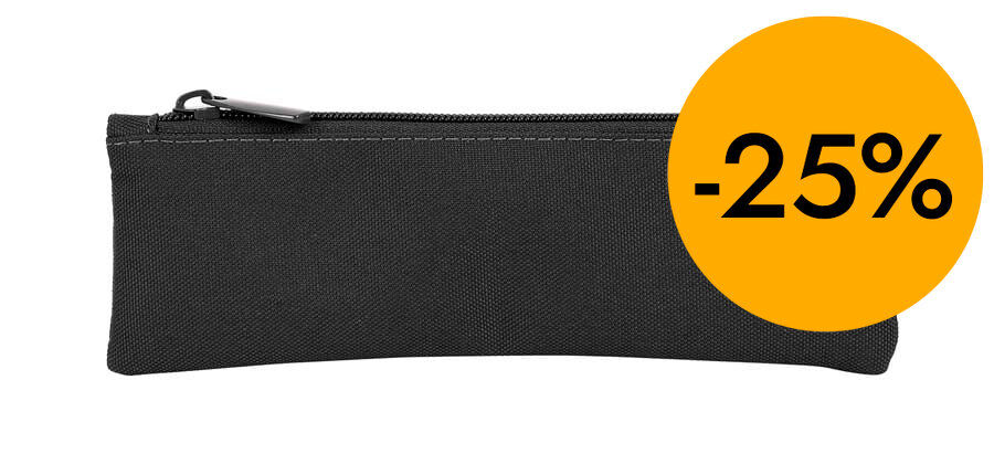 Estuche mini Abacus negro