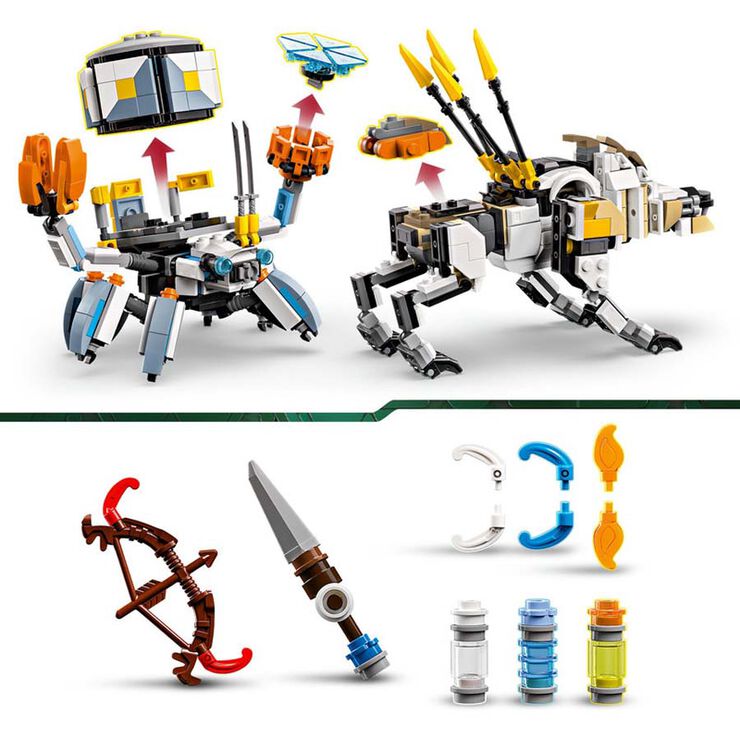 LEGO® Horizon Aloy y Varl vs. Cangrejo y Dientes Serrados 77037