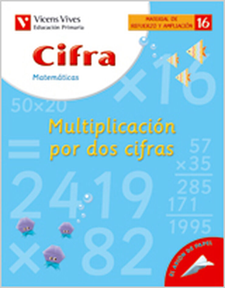 Cifra 16 Multiplicaciónx2 3º Primaria