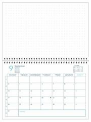Calendario Quo Vadis Diary24 16X24 mul 2024 Azul