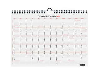 Calendario Pared Finocam 16M 21x15cm Catal&aacute;n 2026-27