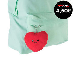 Peluche llavero Coraz&oacute;n 10 cm - Exclusivo Abacus