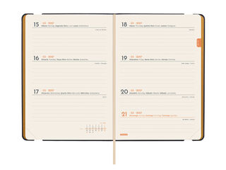Agenda Finocam Joy Semana Vista Horizontal 2027 Catal&aacute;n Lema