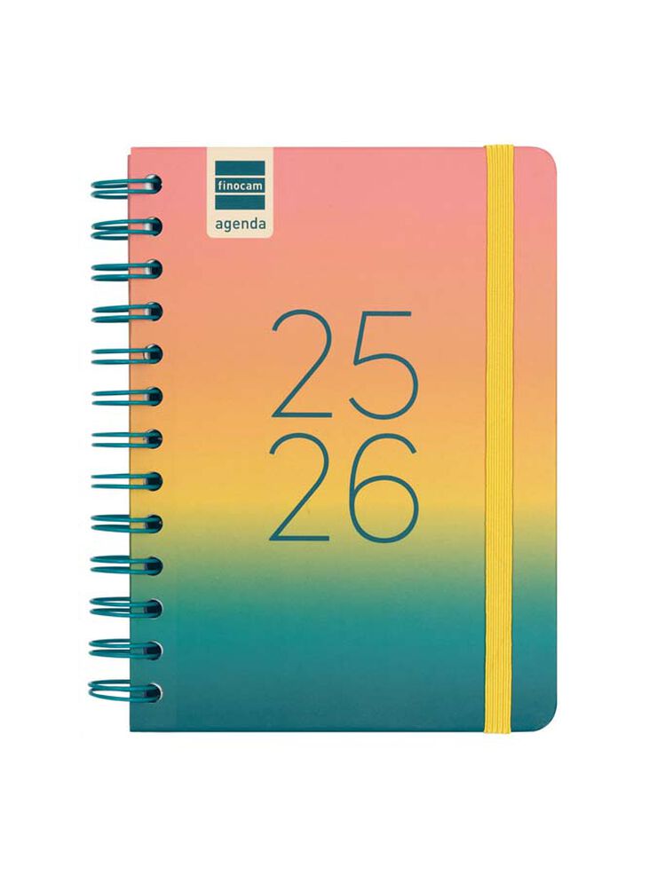 Agenda Finocam escolar Cosmo 1/8  setm/vista cat 2025-26 iris