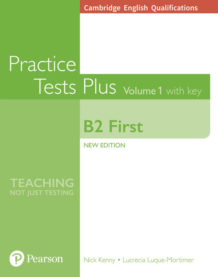 Cambridge English Qualifications: B2 First Volume 1 Practice Testspluswith Key