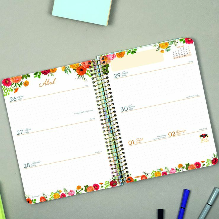 Agenda Finocam 16M Cloe E10 Sem/Vista Castellano 2026-27 Azul