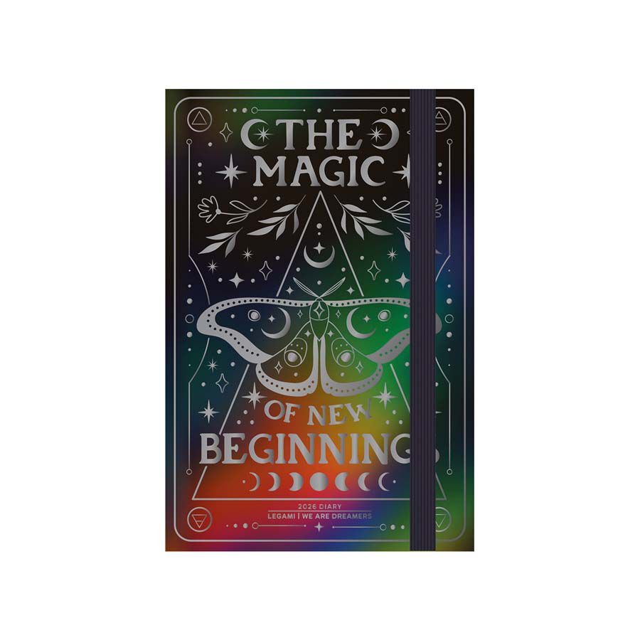 Agenda Legami 16 mesos Medium dia/p&agrave;g multiling&uuml;e 2025-26 Moth