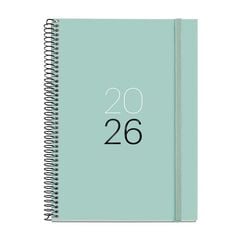 Agenda Espiral Miquelrius Plus sem/vista catalán 2026 Calm aqua