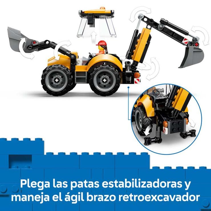 LEGO&reg; City Retroexcavadora Amarilla 60480