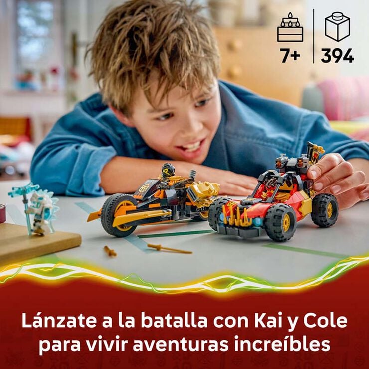 LEGO&reg; Ninjago Veh&iacute;culos Combinables de Kai y Cole 71864