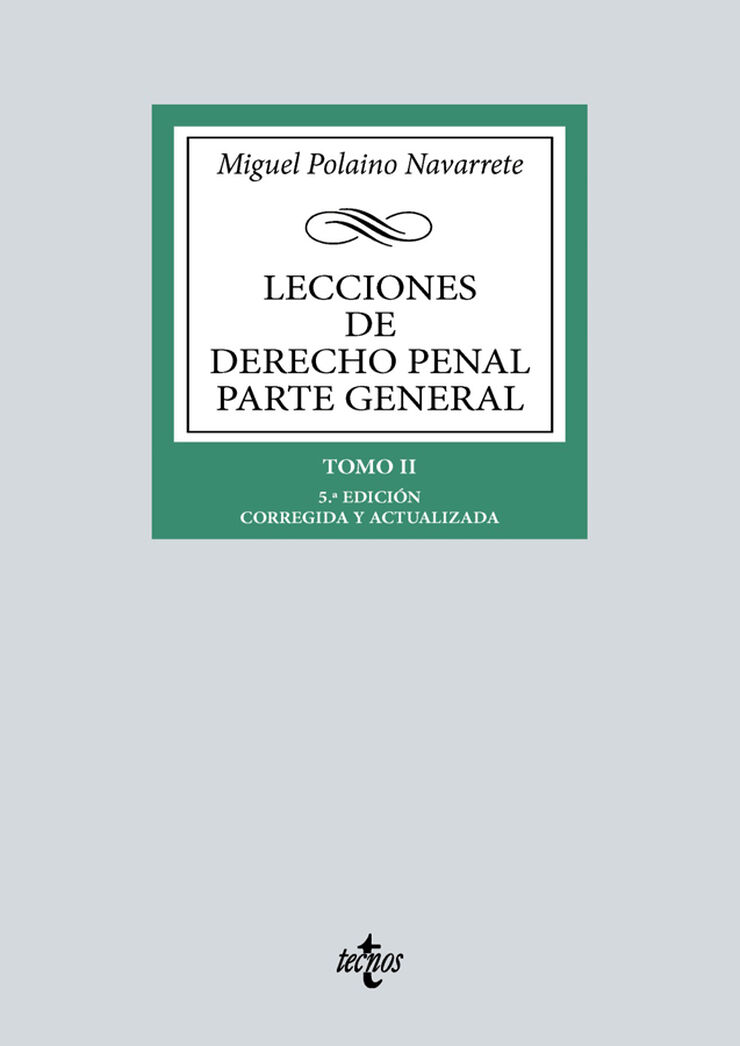 Lecciones de Derecho Penal Parte general