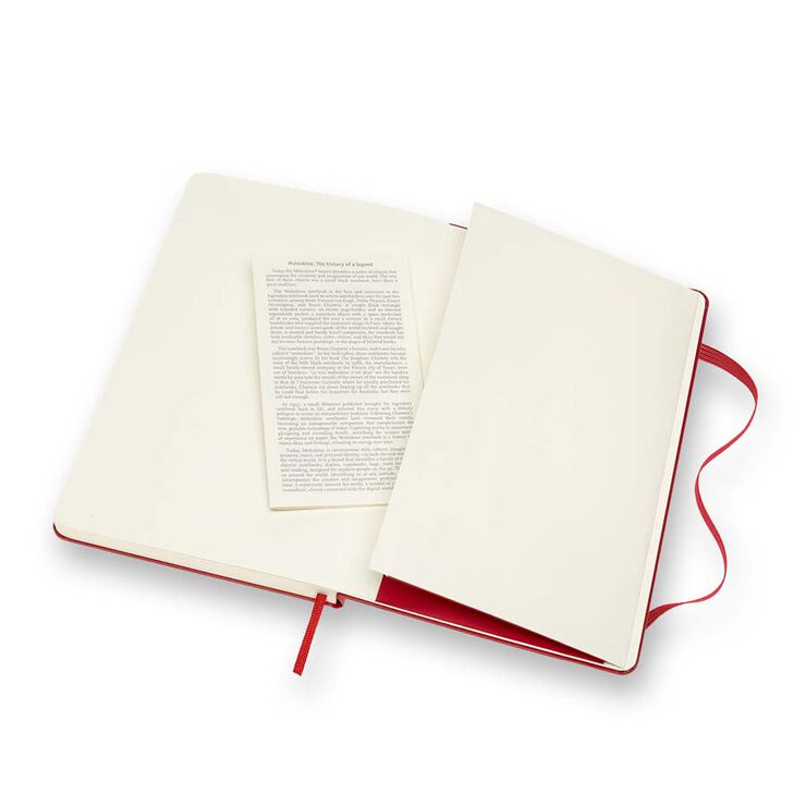 Libreta Moleskine liso rojo