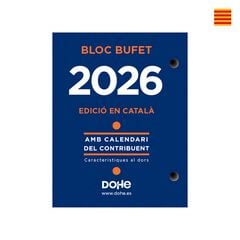 Bloc Calendari sobretaula Dohe 8,5x11 català 2026