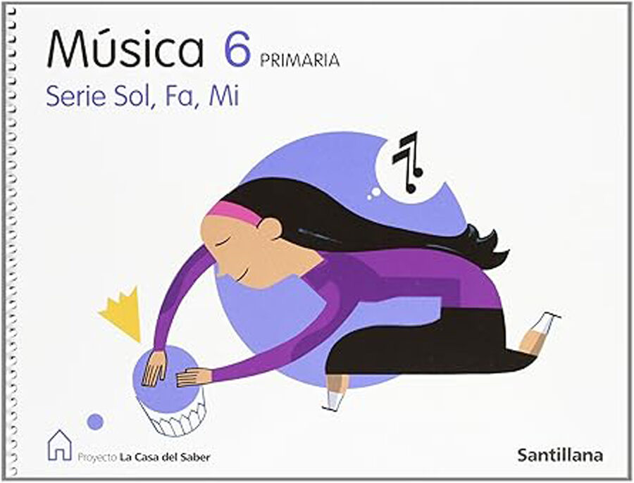 M&uacute;sica/Casa Saber PRIM&Agrave;RIA 6 Santillana Text 9788429474343