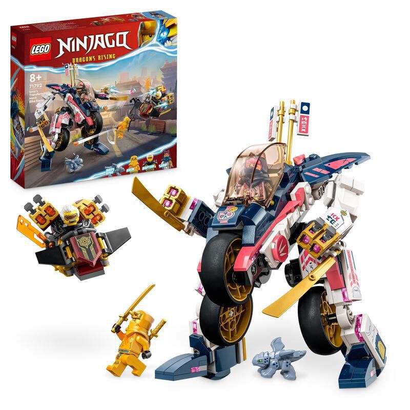 LEGO&reg; NINJAGO Moto de Carreras Mec&aacute;nica Transformer de Sora 71792