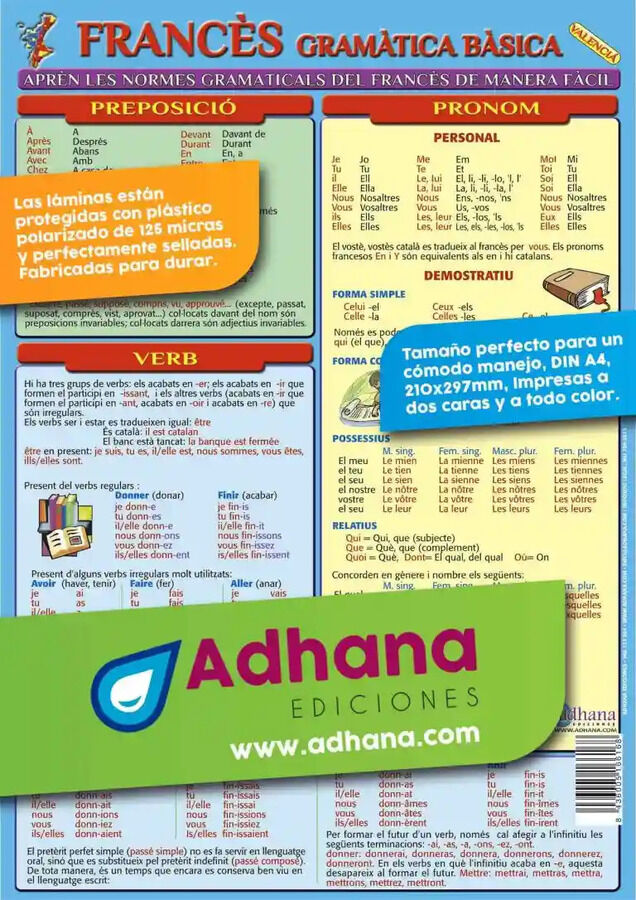 Adhav gram&agrave;tica b&agrave;sica/franc&egrave;s