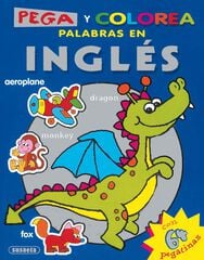 Pega y colorea palabras en inglés Pega y colorea palabras en inglés