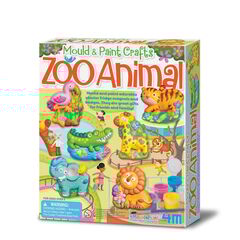 Kit Moldea Y Pinta Animales Zoo