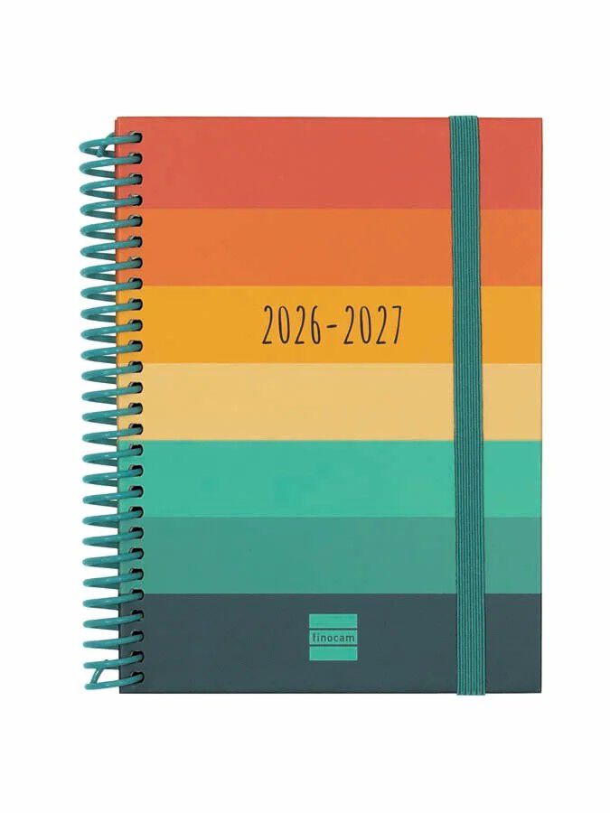 Agenda Escolar Diva 1/8 Setmana/Vista Catal&agrave; 2026-2027 Colors