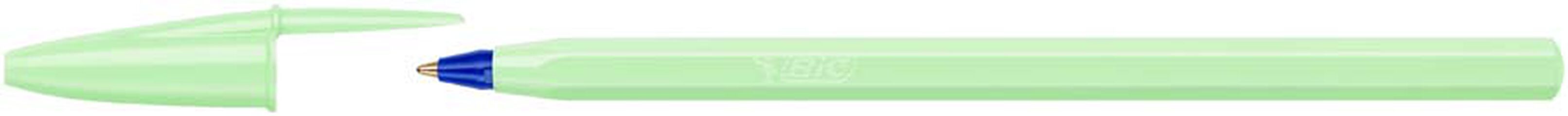 Bol&iacute;graf Bic Cristal Pastel 3u blau/taronja/verd