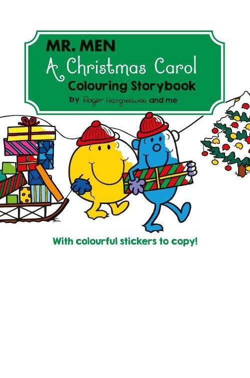 Mr Men a Christmas Carol colouring storybook