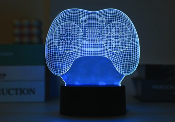 Itotal Let's Play Lámpara 3D mando
