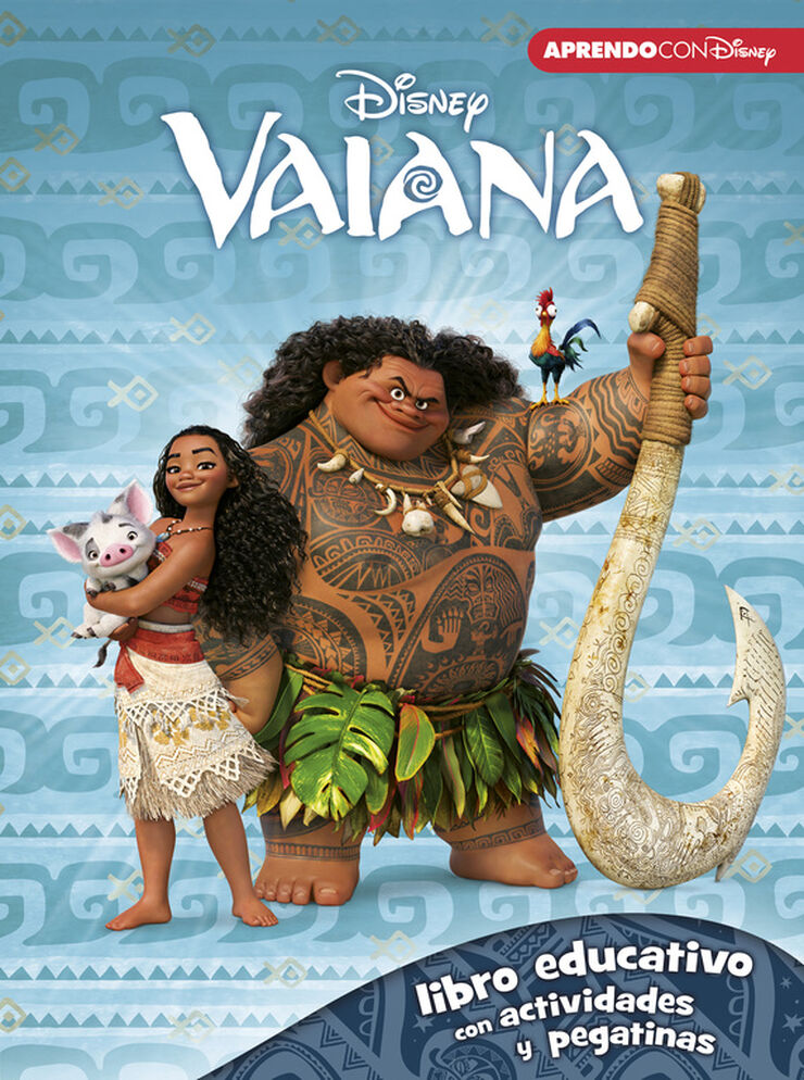 Vaiana (Libro educativo Disney con actividades y pegatinas)