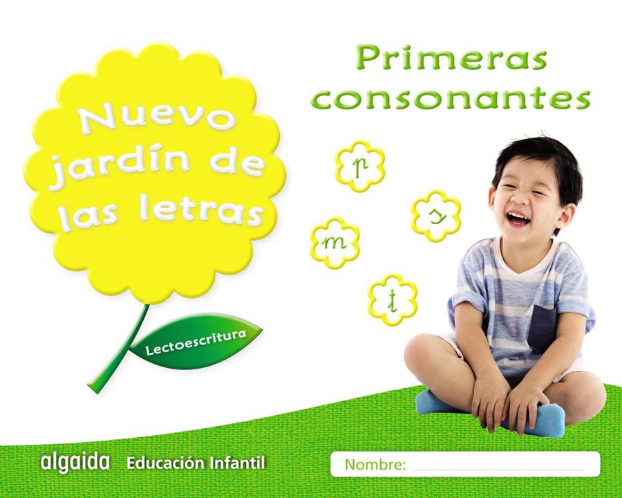 Jard&iacute;n Letras Consonantes 3 Cuaderno Infantil