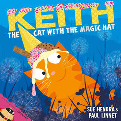 Keith the cat with the magic hat