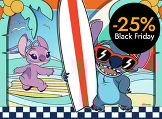 Stitch Puzle Progresivo 12-16-20-24 piezas