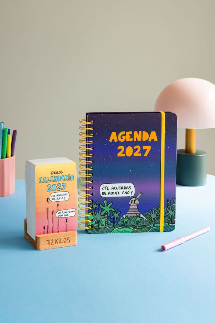 Calendario Sobremesa Tarjetas Tantanfan Castellano 2027 72Kilos