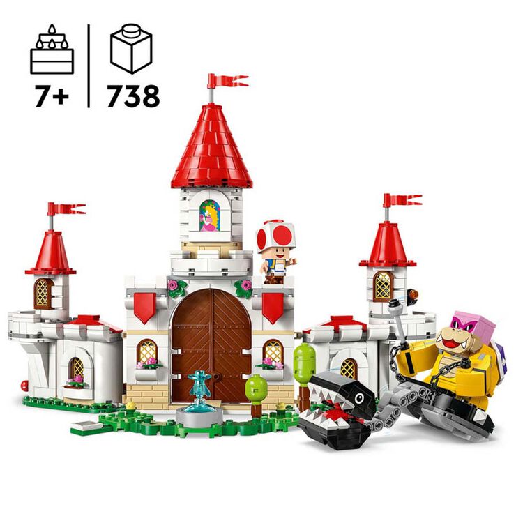 LEGO® Super Mario Combat contra Roy al Castell de Peach 71435