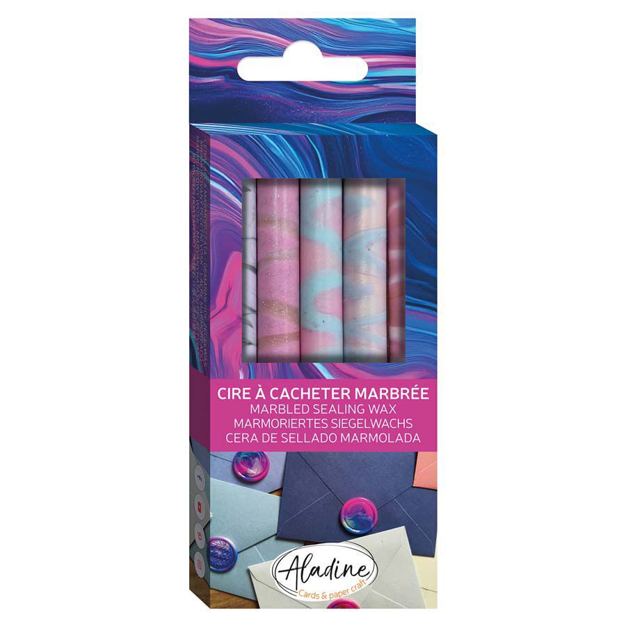 Barras Lacre Aladine Polvo M&aacute;rmol mist 5u