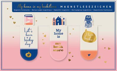 Punt de Llibre magnètic My Home Is... 3u