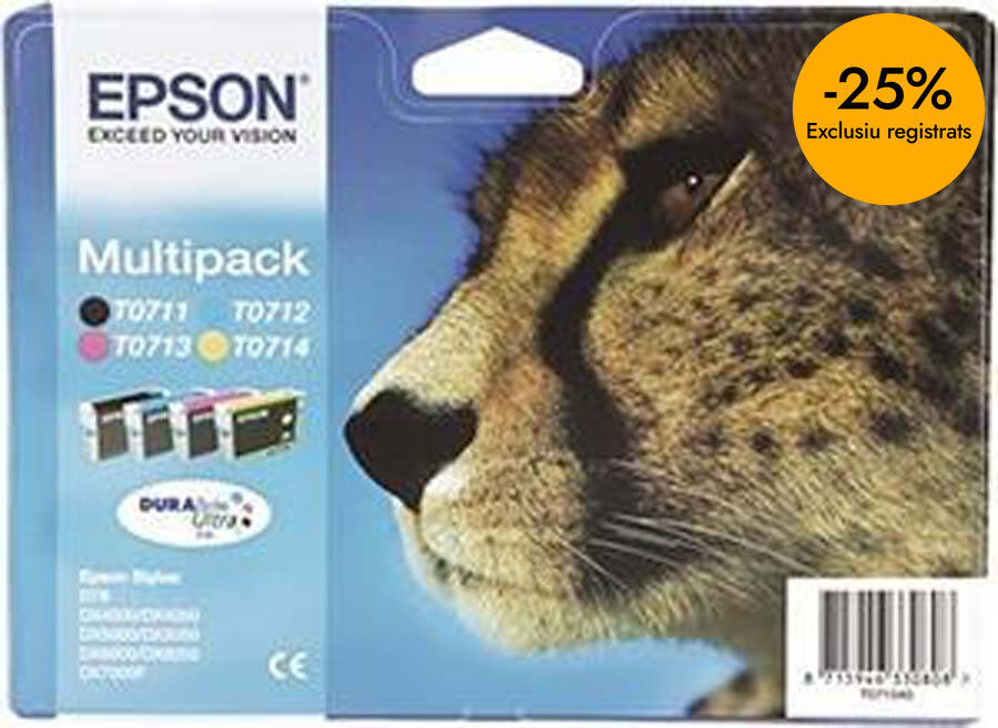 Cartutx original Epson D78 Multipack - C13T07154012