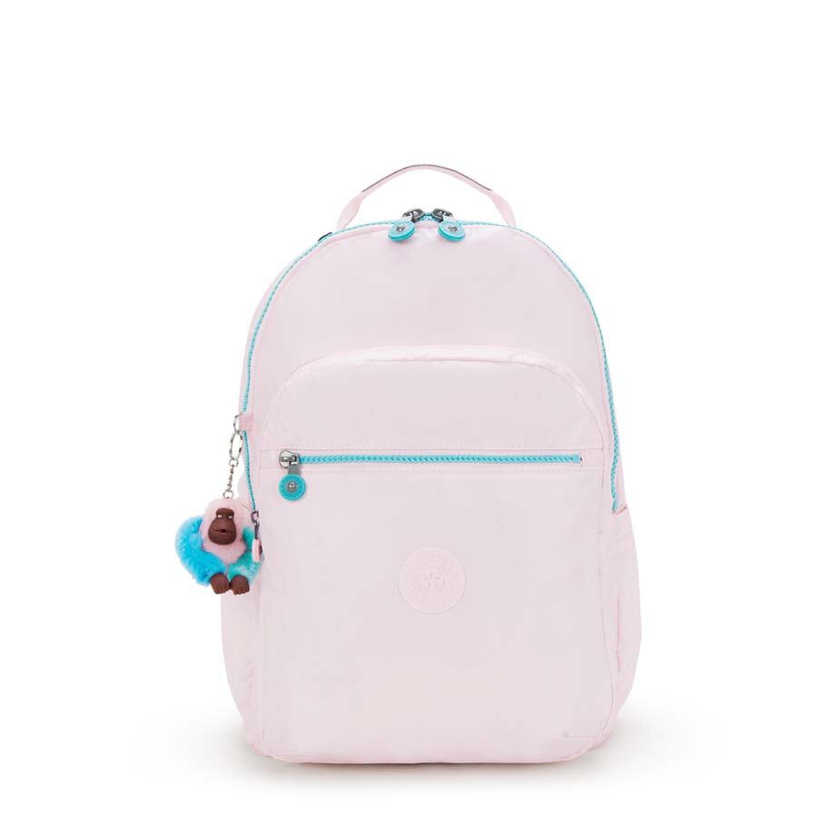 Mochila Kipling Seoul Lap Sea Pink Met