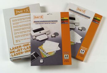 Etiquetes Inkjet/Laser Din A4 Ineta 10 fulls