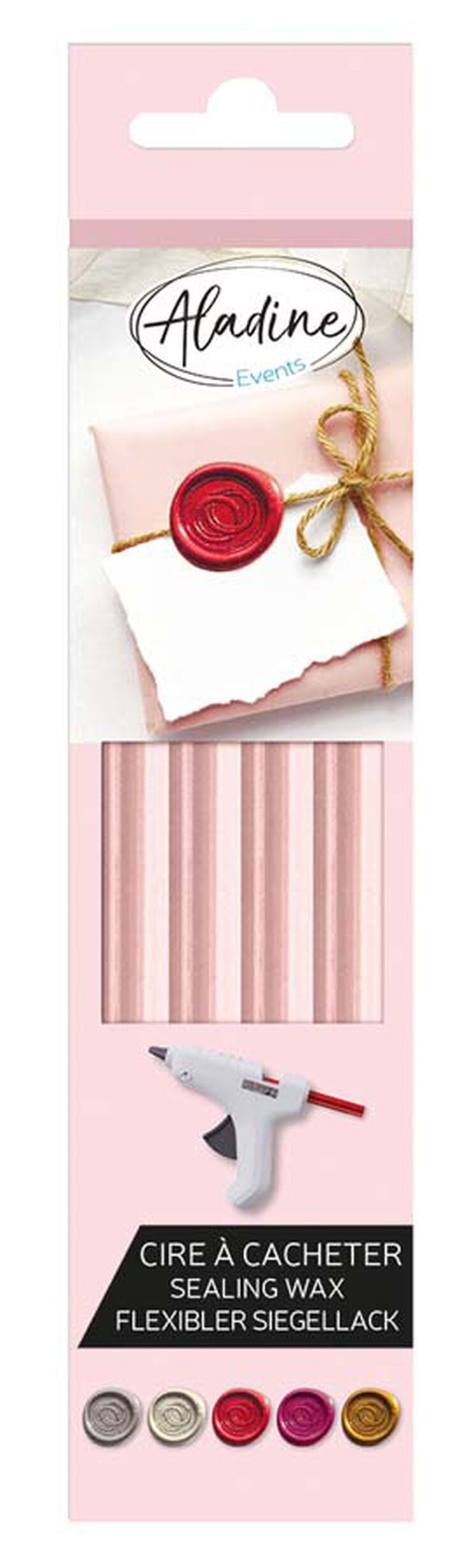 Barres Lacre Aladine rosa 4u